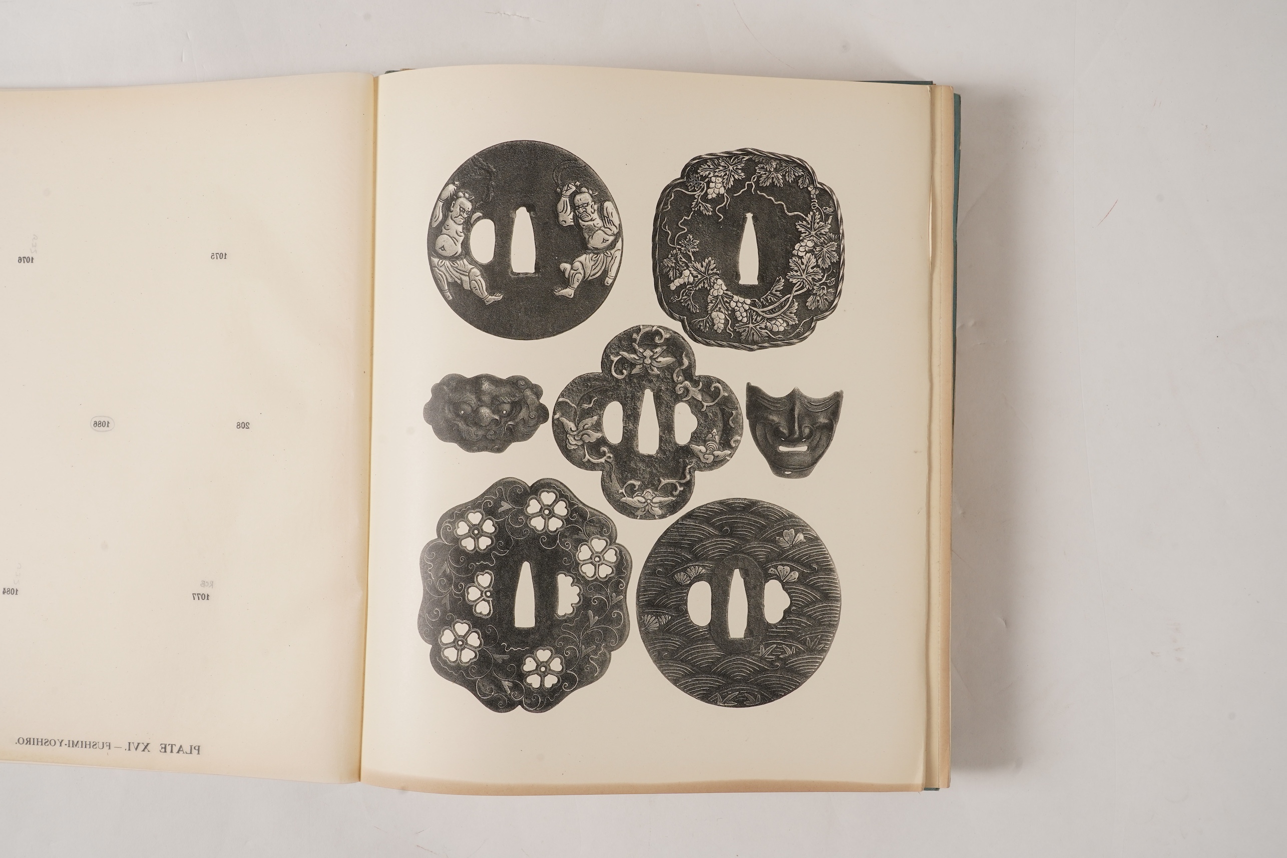 Henri L. Joly. 'W. L. Behrens Collection', four catalogues, Part I Netsuke, Part II Lacquer and Inro, Part III Sword Fittings, Glendening and Co., Ltd., MCMXIII-MCMXIV (1913-14), complete with prices obtained booklets